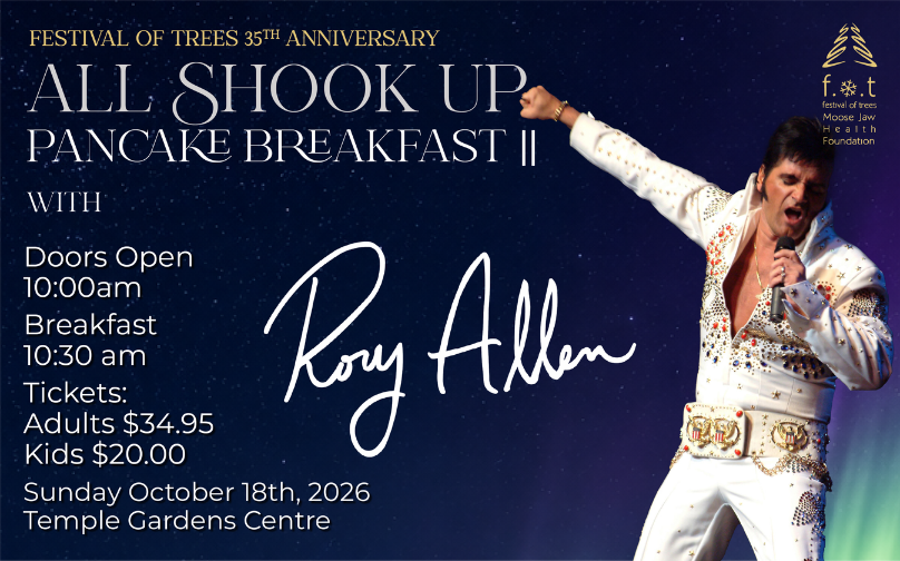 FESTIVAL OF TREES - ALL SHOOK UP PANCAKES BREAKFAST 2 FT. RORY ALLEN 