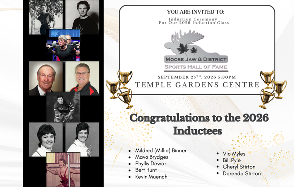 More Info for Moose Jaw & District Sports Hall of Fame Induction 2026